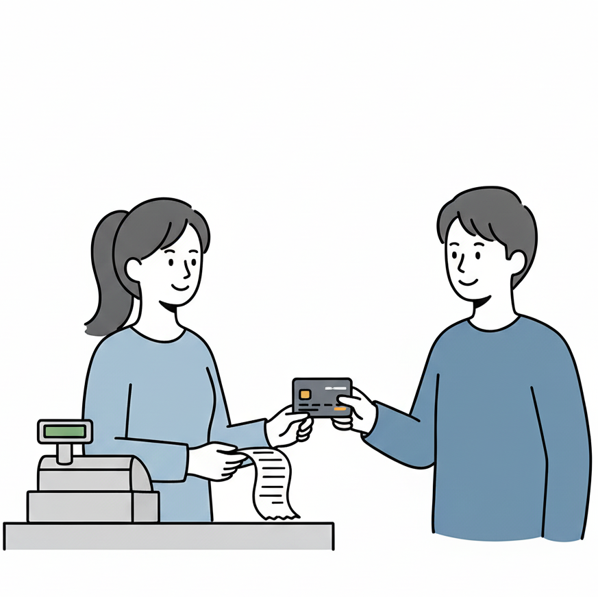 カード決済のイラスト1